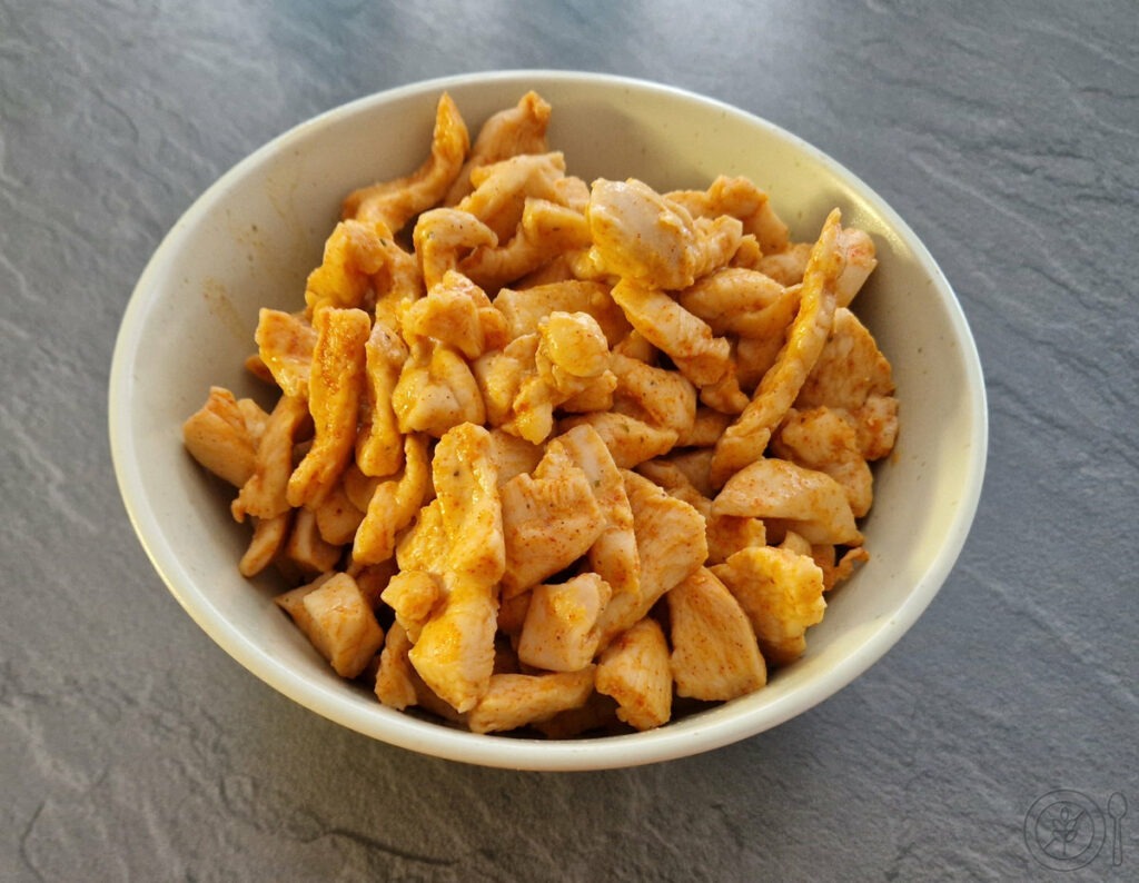 sestavi sam wrap piščanec