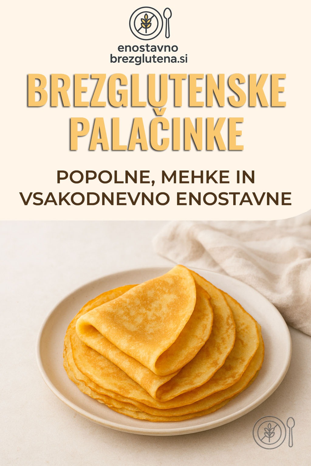 brezglutenske palacinke pinterest