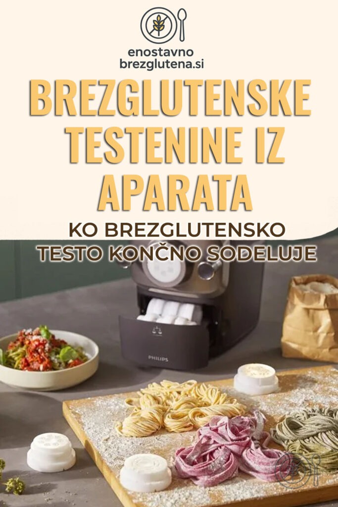 brezglutenske testenine iz aparata pinterest