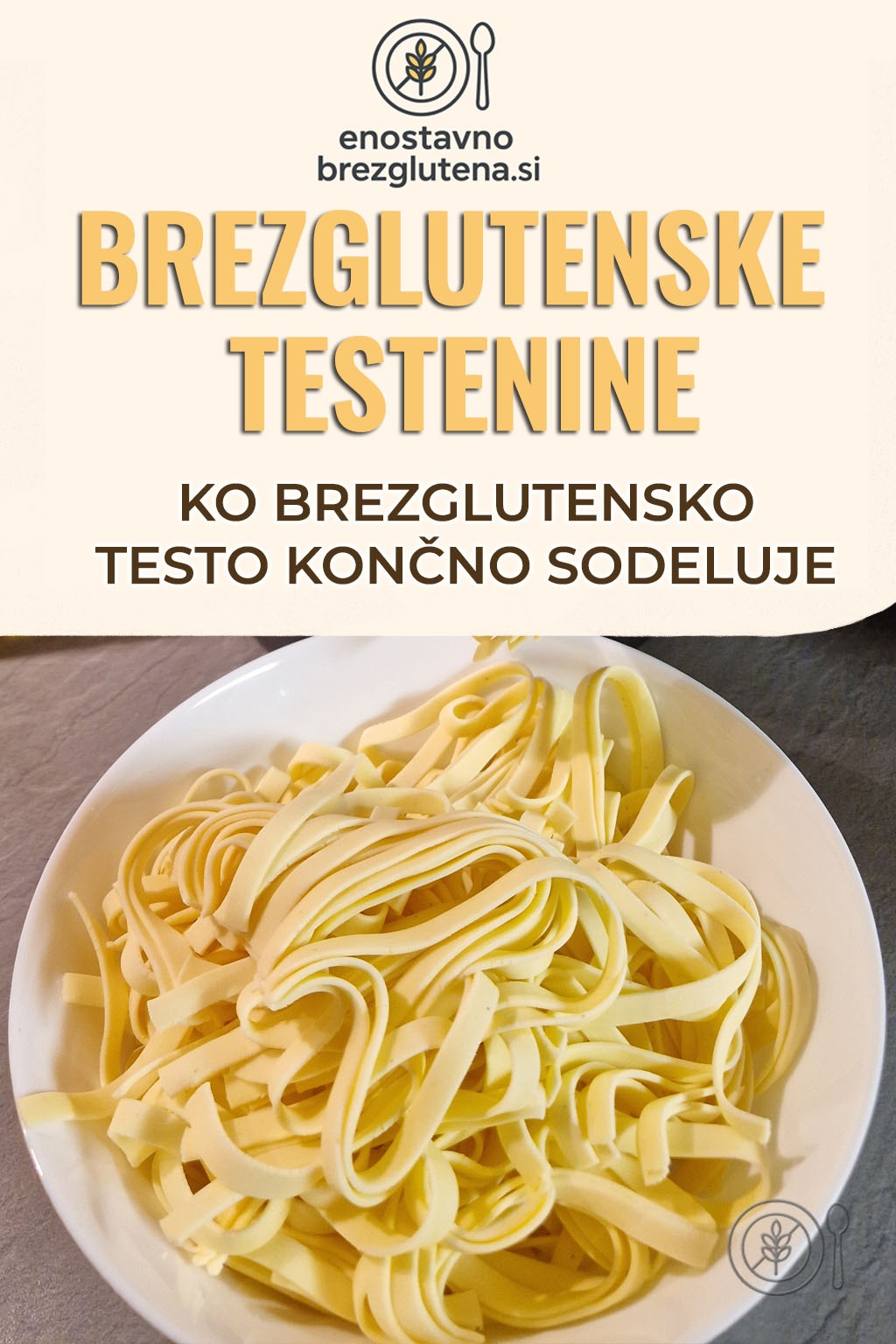 brezglutenske testenine pinterest