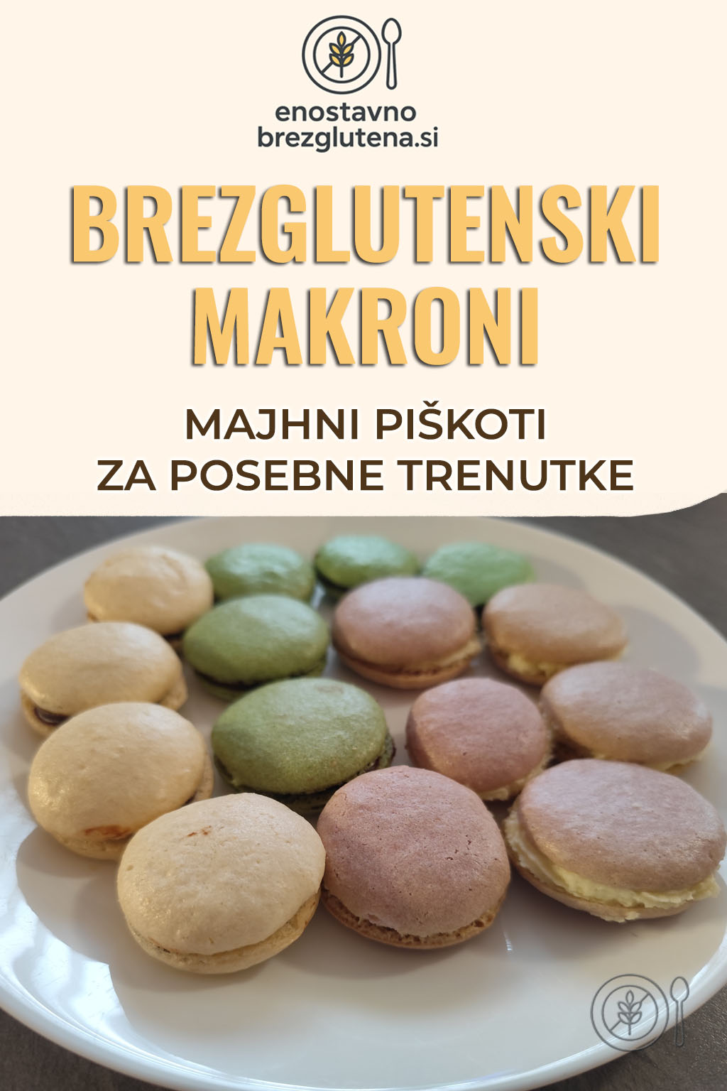 brezglutenski makroni pinterest