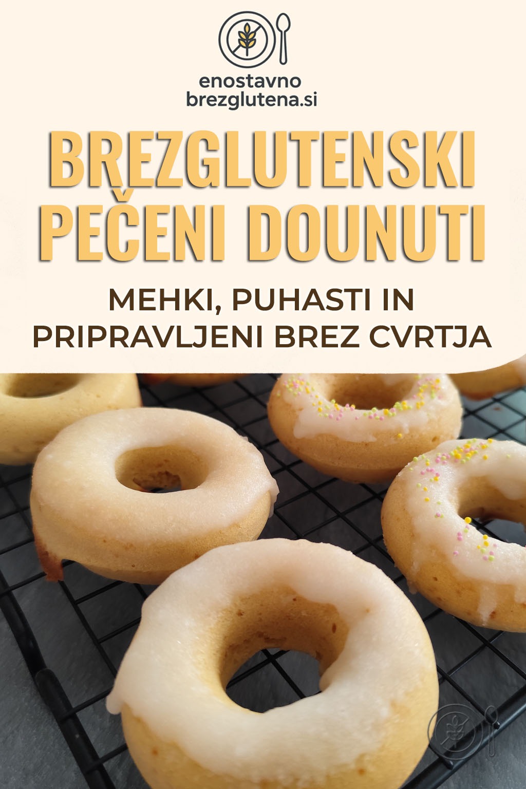 brezglutenski peceni donuti pinterest