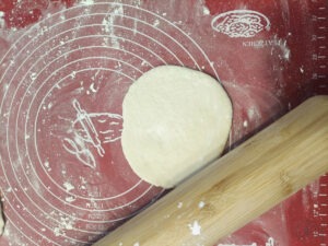 brezglutenski turški ploščati kruh priprava korak 4