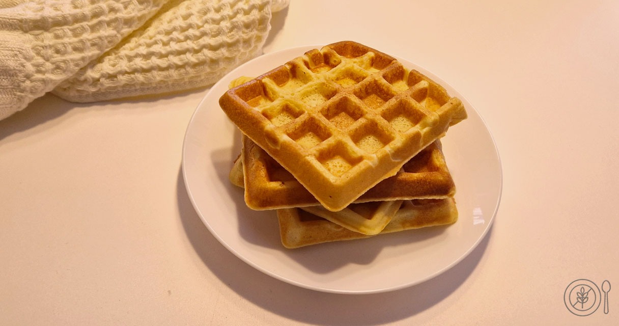 Brezglutenski vaflji – hrustljavi na zunaj, mehki in rahli na znotraj