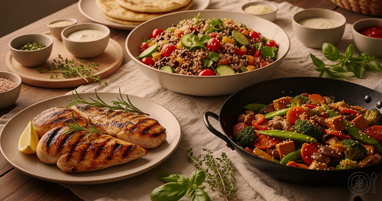 Glavne jedi v brezglutenski kuhinji