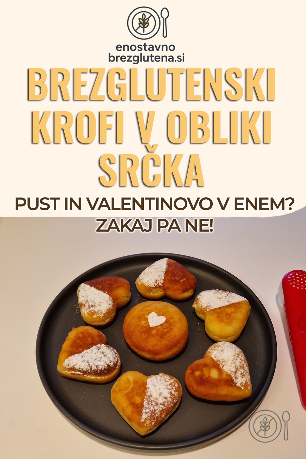 brezglutenski krofi v obliki srcka pinterest