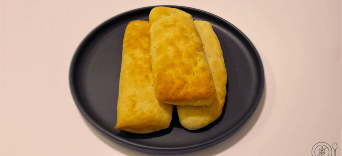 Brezglutenske sendvič štručke brez oblikovanja