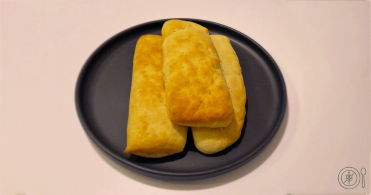 Brezglutenske sendvič štručke brez oblikovanja